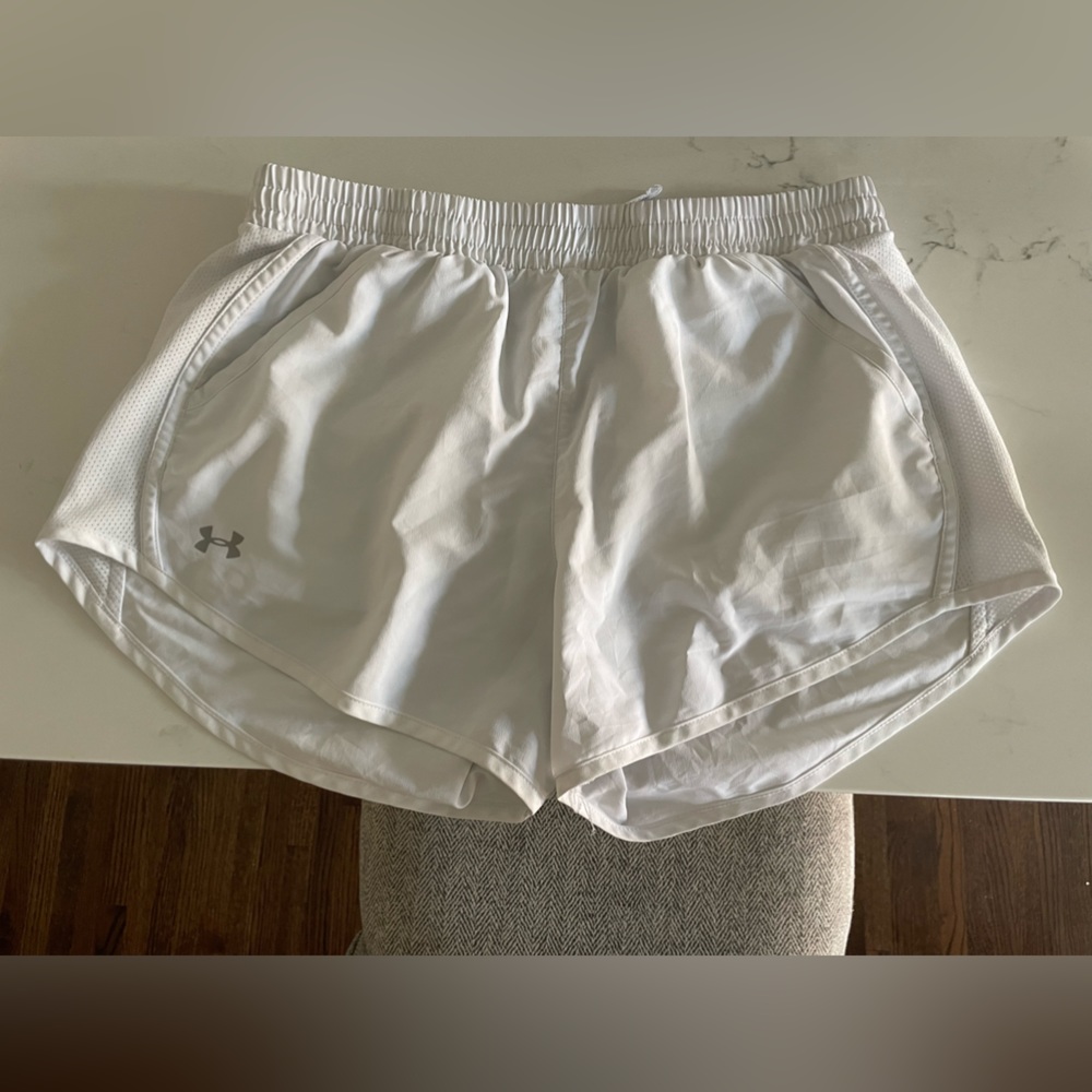 Under Armour white women’s shorts